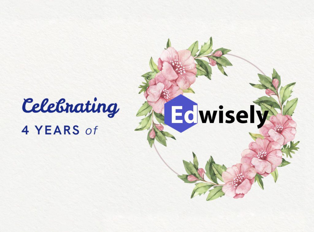 Foundation Day Celebrations . 4 Years of Edwisely and continuing.