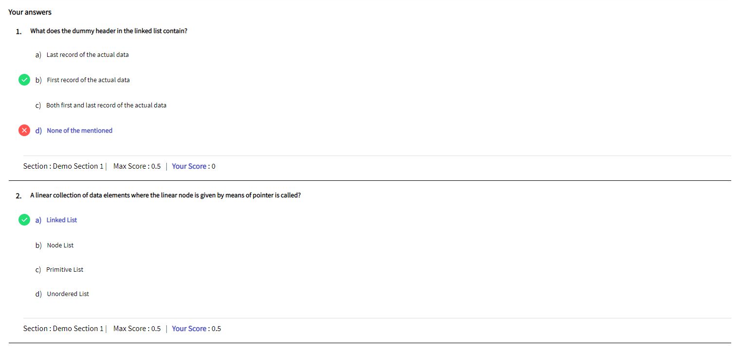 5. Question wise analysis with a solution for Analysis level questions.