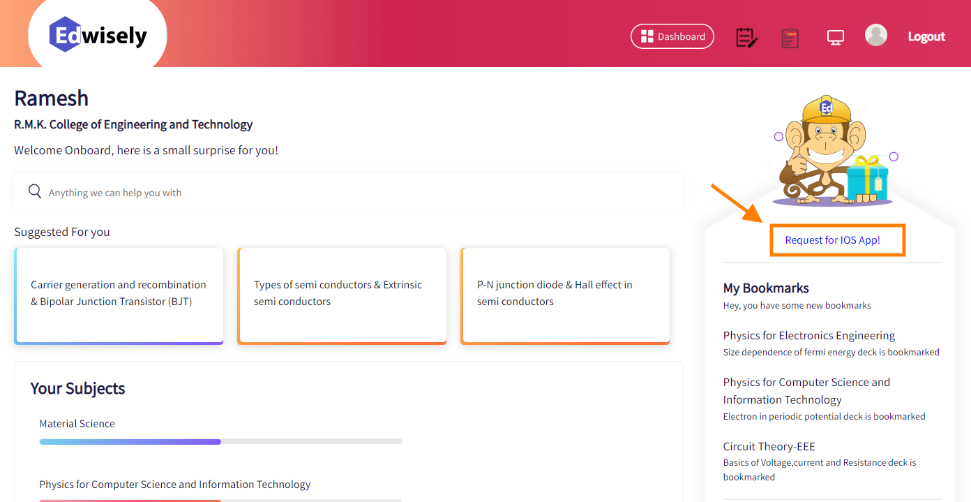 1. You can request a download link from the link, this would send an automated email to your registered email id